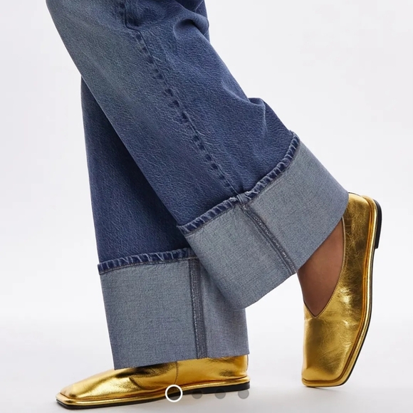 TOPSHOP Charlotte Leather Flats - Picture 2 of 6